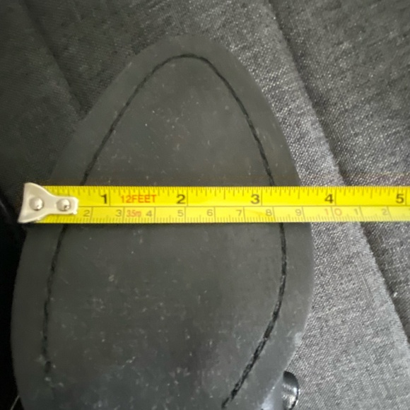 Seychelles Black Leather Cutout Stud Detail Casual Work Ankle Boot-Sz-10 - Picture 15 of 16